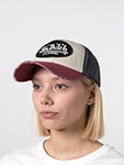 Бейсболка VON DUTCH арт. VD/0/CAS1/JACKBWR2 (кремовый / бордовый)